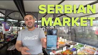 OUTDOOR MARKET TOUR 🥕 🌽 🍅 IN BELGRADE SERBIA 🇷🇸