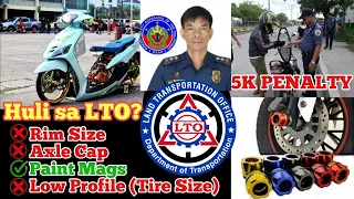 HULI SA LTO 5K PENALTY | Paint Mags, Motorcycle Rim, Axle Cap and Tire Size | Vivas Malimban