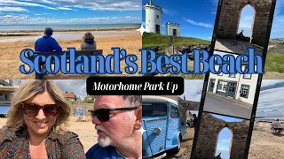 Scotland’s BEST BEACH PARK UP 🏖️- Motorhoming in Ruby Bay, Elie - East Neuk of Fife 🏴󠁧󠁢󠁳󠁣󠁴󠁿