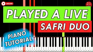 PLAYED A LIVE (Safri Duo) - Piano Keyboard Tutorial