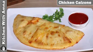 Chicken Calzone Recipe Without Oven | 2020 Ramadan Recipes | Kitchen With Amna