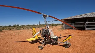My LAST flight of this homemade GyroCopter