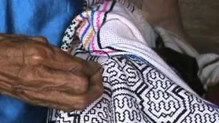 Shipibo Woman Hand Sowing