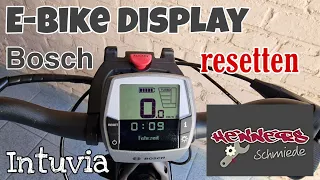 Keine Unterstützung bei meinem E-Bike 🚲 😱. Bosch Intuvia resetten. Display reagiert nicht mehr.