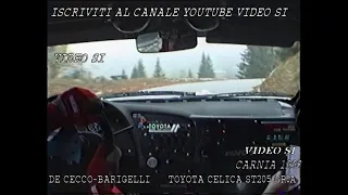 Cameracar De Cecco-Barigelli  rally carnia 1998