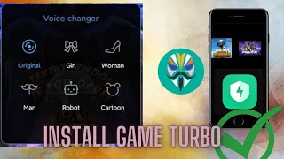 🔥 HOW TO INSTALL GAME TURBO WITH VOICE CHANGER IN ANY DEVICE 📲 INSTALL MIUI GAME TURBO 🔥