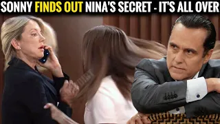 Sonny finds out Nina's secret - it's all over ABC General Hospital Spoilers