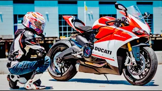 Ducati 959 Panigale Corse Clear Clutch Cover Installed and Riding w/ a 911 Turbo in PCH!