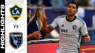 HIGHLIGHTS: LA Galaxy vs. San Jose Earthquakes | July 13, 2022