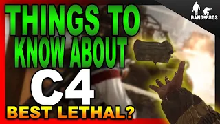 C4 Explained In Warzone Modern Warfare | Best Lethal? Everything YOU Need To Know About C4