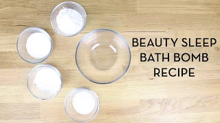 DIY Bath Bomb for Beauty Sleep