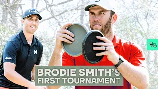 Paul McBeth mentors Brodie Smith before his first Disc Golf tournament | Jomez