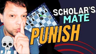 Brutal Way to PUNISH Scholar's Mate Trick//