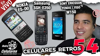 Sony Ericsson walkman Yendo / Yiso w150😲 Samsung SGH - E250😮Nokia E5 |Celulares Retros en Vivo 54