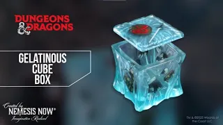 Dungeons & Dragons Gelatinous Cube Dice Box Unboxed | Nemesis Now