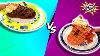 ¿Quién cocina mejor? Edición Waffles - Bruno y Ellie