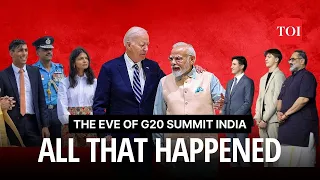 G20 Summit Delhi, India | Joe Biden, Rishi Sunak, Justin Trudeau, Sheikh Hasina arrive | Highlights