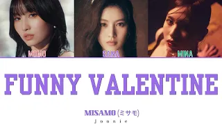 MISAMO (ミサモ) 'Funny Valentine' Lyrics (Color Coded Lyrics Kan/Rom/Eng)