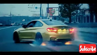 Drift on a BMW M4 Gold in Moscow // Дрифт на BMW M4 Gold  в Москве