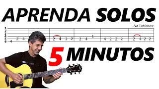 Aprenda SOLOS em 5 MINUTOS - Como escrever Tablatura - Prof. Sidimar Antunes🎸