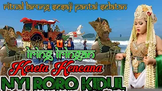 Iring iringan kereta kencana NYI RORO KIDUL‼️RITUAL LARUNG SESAJI pantai bajul mati malang.