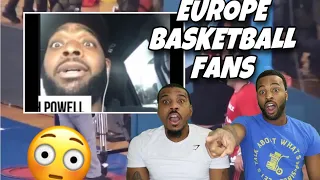 MOOKIE first time react to..American Basketball Players Talking About European Basketball Atmosphere