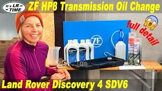 ZF HP8 Transmission Oil Change - Land Rover Discovery 4 - LR4