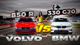 СТАРАЯ Volvo 850 2.3Turbo ПРОТИВ BMW 330i G20, Opel,Audi a4, Vw