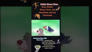 Mowgli and Baloo Vs Shere Khan in Kingdom Hearts