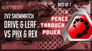 [C&C3: Kane's Wrath] 2vs2 FPV Showmatch - Masterleaf & Drive vs Rex & Phoenix (Bo7)