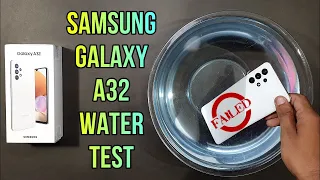 Samsung Galaxy A32 - Water Test || The water test of Samsung A32!!!