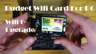 Ubit AX WiFi 6 WiFi Card great and affordable