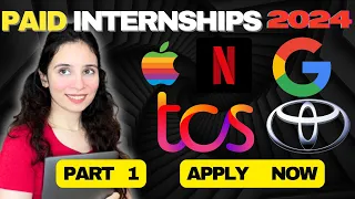 Paid Internships 2024| Google, Flipkart Internship 2024 dates | Placement & Internship Calendar 2024