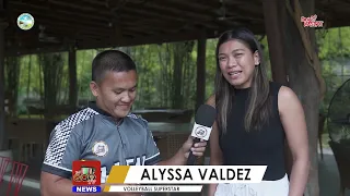 Volleyball Superstar Alyssa Valdez in Nasipit