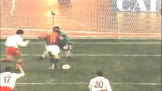 Serie A 1999-2000, day 18 Roma - Piacenza 2-1 (Piovani, Di Francesco, Totti)