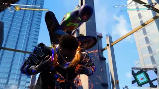 Spider Man Miles Morales stealth and combat gameplay (PS5)