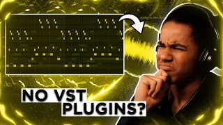 Making Dark Melodic Trap Beats WITHOUT VST PLUGINS From Scratch (FL Studio 21)
