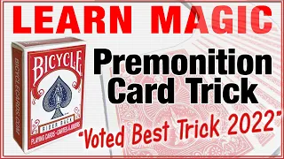 Incredible Prediction Magic Card Trick - Learn this Trick Full Tutorial Included