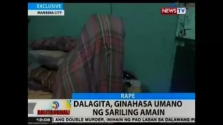 BT: Dalagita, ginahasa umano ng sariling amain sa Marikina City