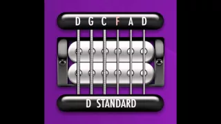 Perfect Guitar Tuner (D Standard = D G C F A D)