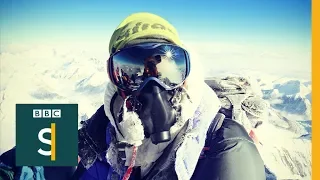 What's it like to queue on Everest? BBC Stories