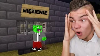 UCIEKŁEM Z WIĘZIENIA GDY WOJANA NIE BYŁO w Minecraft!