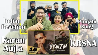 YKWIM | Indian Reaction | Karan Aujla | KR$NA | Punjabi Song | Sarcastic Majhailz | Reaction Couple
