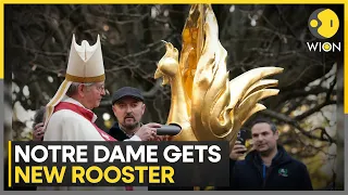 Notre-Dame Cathedral spire gets new rooster weathervane ahead of 2024 reopening | WION