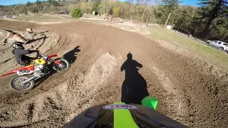 Winter practice at Woodland MX