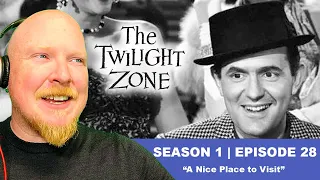 THE TWILIGHT ZONE (1960) | CLASSIC TV REACTION | Season 1 Episode 28 | A Nice Place to Visit