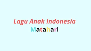 Lagu #anak #indonesia #paud - Matahari