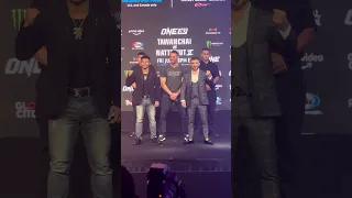 ONE 167: Rodtang face-off with Denis Puric #onechampionship #kickboxing #ONE167