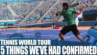 Tennis World Tour PS4 Gameplay - 5 Things We've Had Confirmed