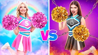 Good Cheerleader vs Bad Cheerleader | Newbie Made Her Own Cheer Team